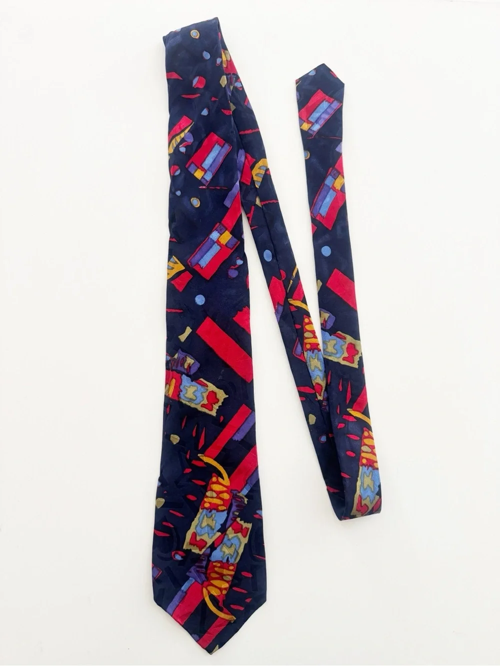 Vintage Da Vinci Silk Tie